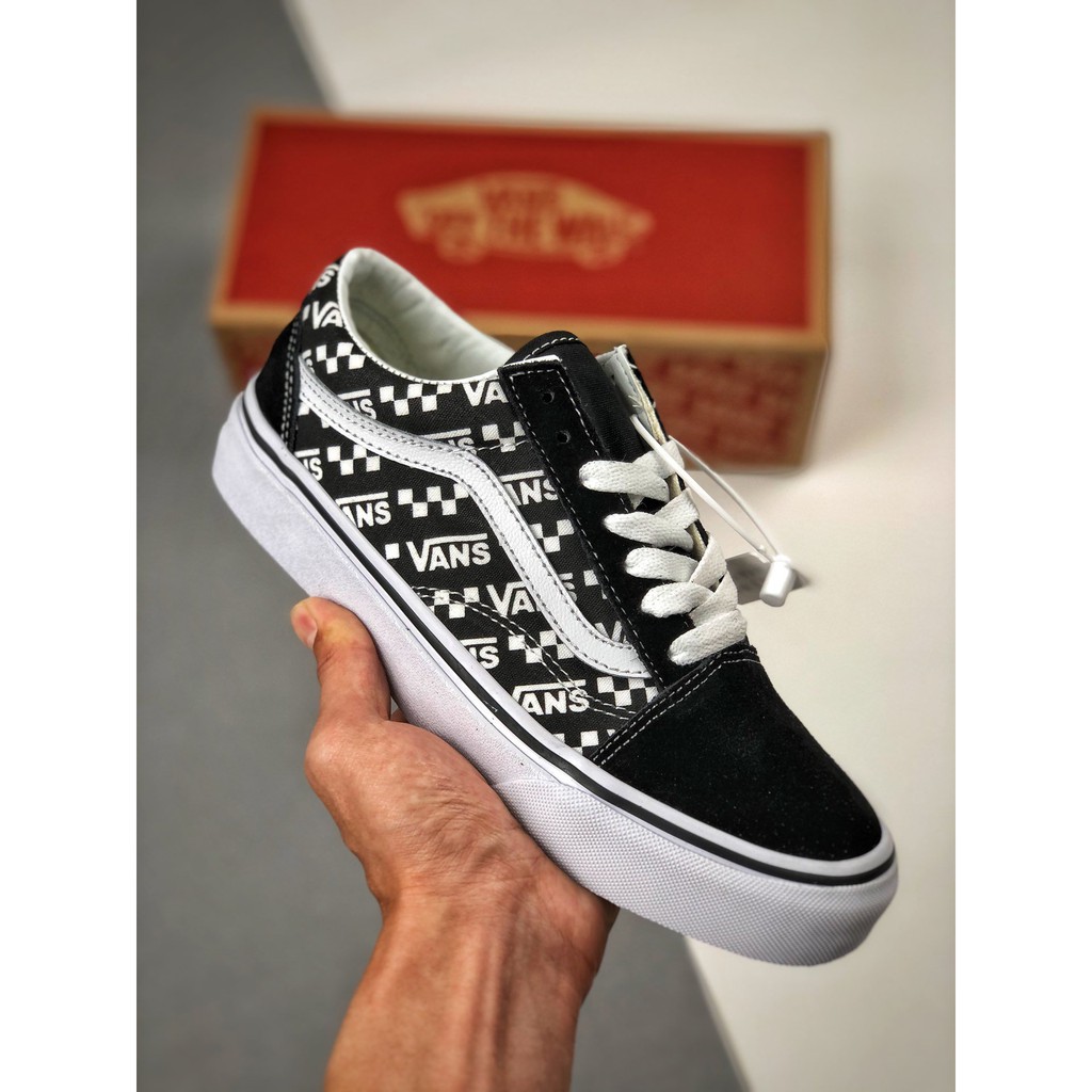vans old skool logo repeat