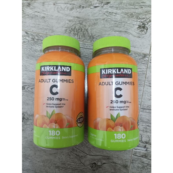 Kirkland Vitamin C Adult Gummies 250mg (Aug and asept expiration