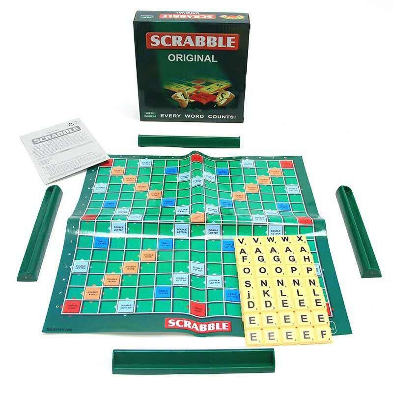 SCRABBLE Board Game Family Kids Educational Toys Puzzle Game (Small ...