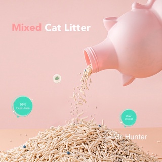 【Philippine cod】 MIXED Cat Litter 2.5KG/6L Food Grade w/ Jar Vase Bottle Clumping Cat Litter w/ D #3