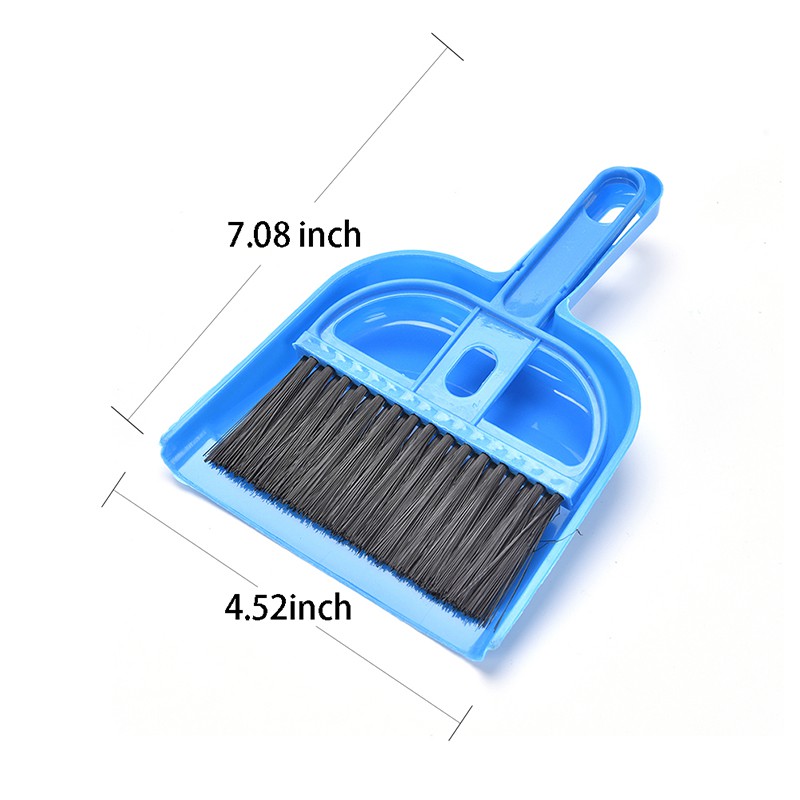 Mini Whisk Broom and Dustpan Set Hand Whisk Broom and Snap-on Dustpan Set Available in Various Package Quantities for Table Keyboard Laptop Office Desk Car Counter Drawer Womdee Dustpan Brush 