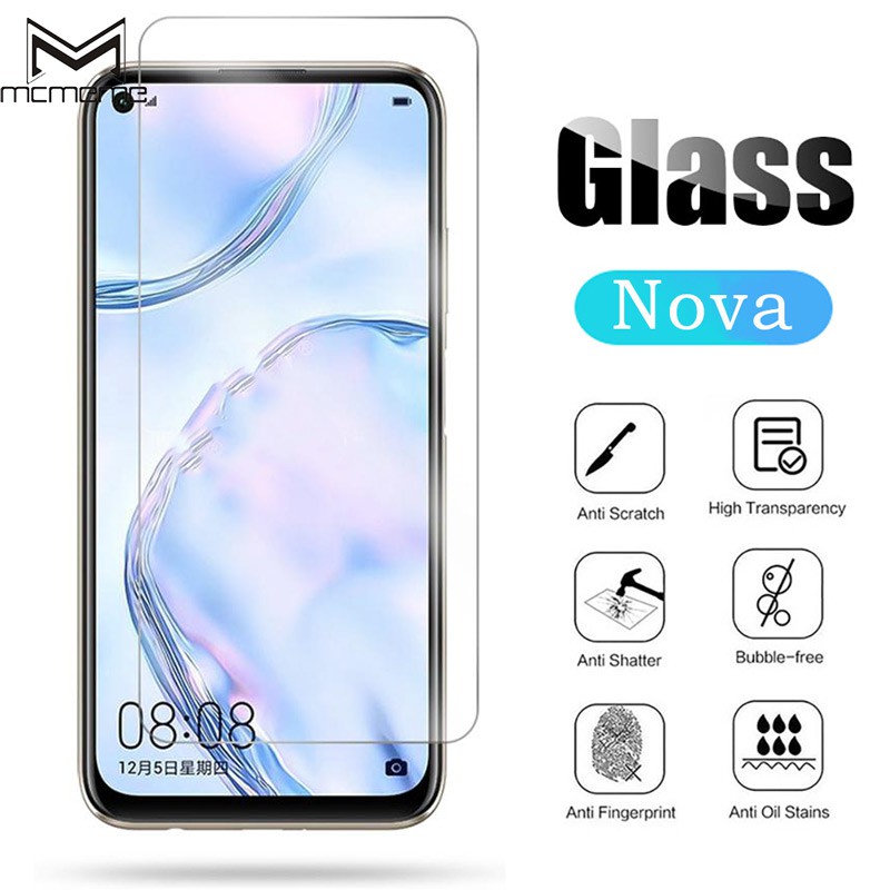 Screen Protector Tempered Glass Huawei Nova 7 Se Pro 7i 6 5 5i Pro 5z Se 6se 5t 4 4e 3 3i 2i 2 4460