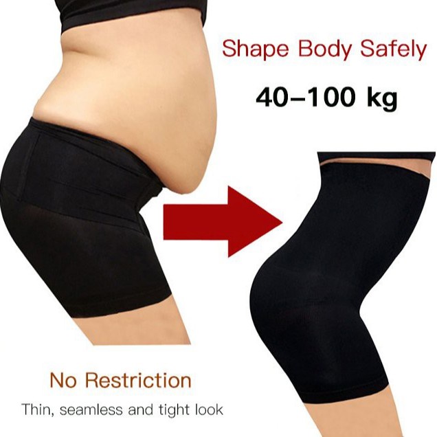 COD Women's High Waist Body Shaping Shorts Postpartum Body Sculpting Abdomen Pants slimming Shorts #4