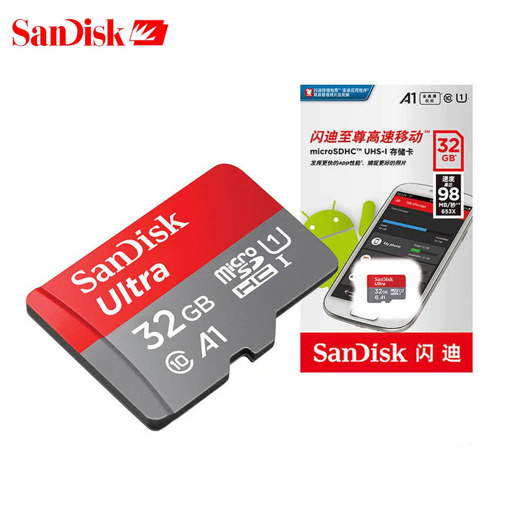 Sandisk Ultra 32gb Micro Sd Card Performance Memory Card Shopee Philippines