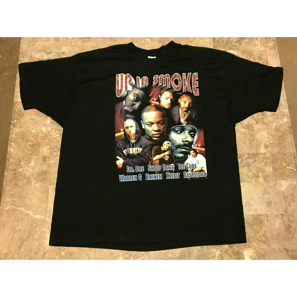 Men T Shirt 00 Up In Smoke Tour Dr Dre Ice Cube Snoop Dogg Eminem Plus Size Birthday Gift Shopee Philippines