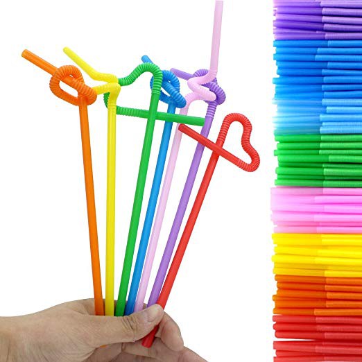 Disposable Flexible Drinking Straws Plastic Straws 100pcs Shopee Philippines