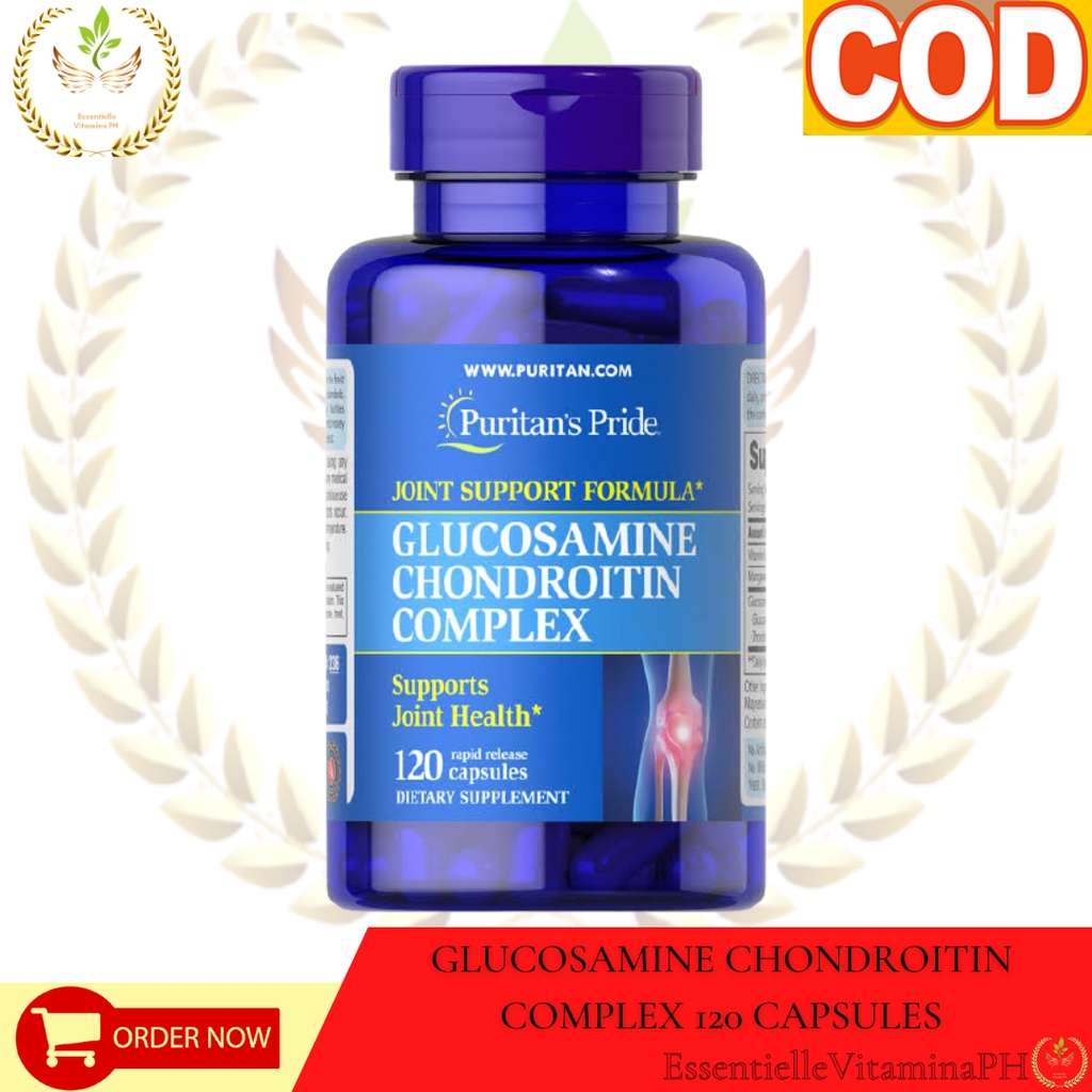 Puritan's Pride Glucosamine Chondroitin Complex, 120 Capsules Shopee