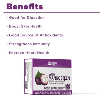 Wowhappy Wow Mangosteen Xanthone 500mg - 60 Capsules（hot） #3