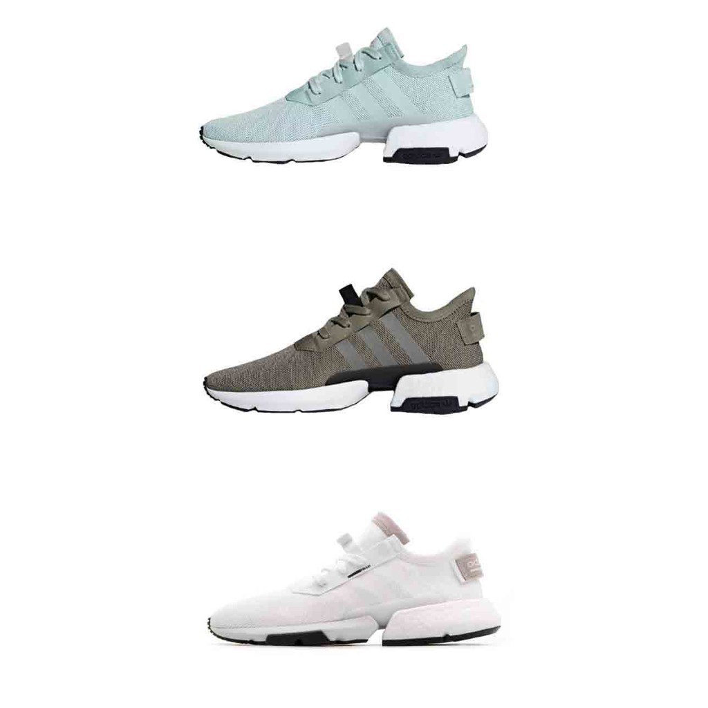 Adidas Pod S3 1 Sneakers B37367 White B37368 Mint Green B37369 Gray Green Men S Shoes Shopee Philippines