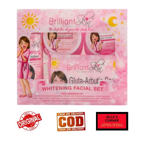 Brilliant Skin Whitening Facial Set (Maintenance) Shopee Philippines
