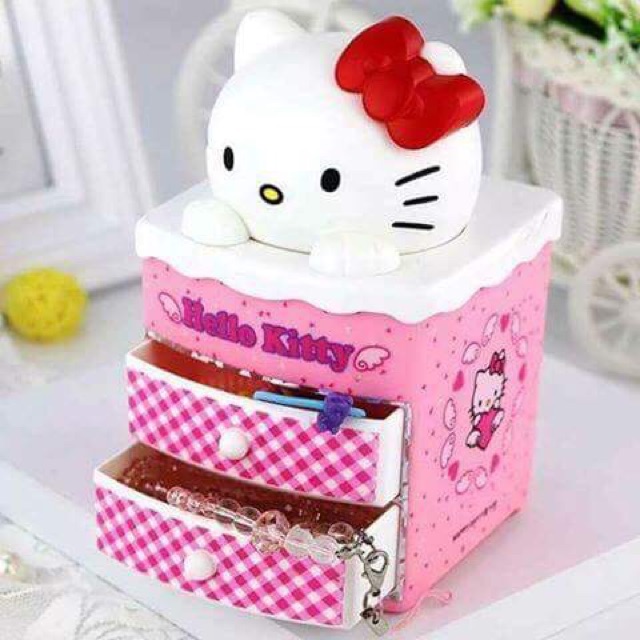 Cod hello kitty music box/jewelry box Shopee Philippines