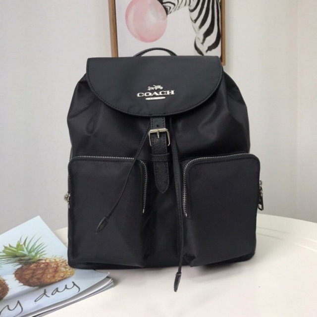 coach nylon backpack