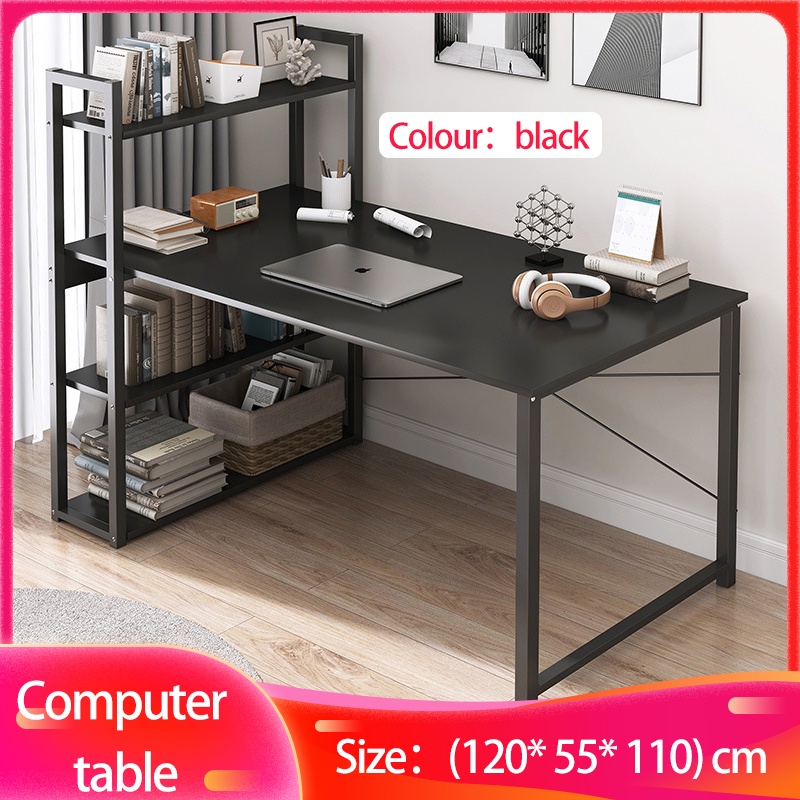 M.S Large size computer desk 120X55cm computer table with shelf Steel