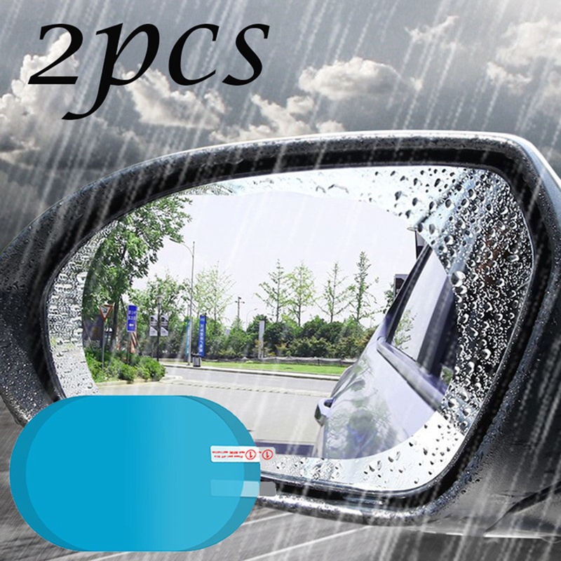 2pcs Car Anti Water Mist Film Anti Fog Coating Rainproof Hydrophobic