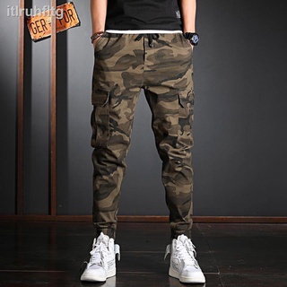 ¤Camouflage 6 Pocket Men Sweats Sports Fitness Pants Joggers Slim Fit Cargo for New #8
