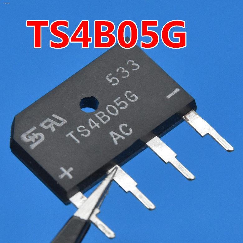 Brand new genuine TS4B05G rectifier bridge stack 4A600V straight plug 4 ...
