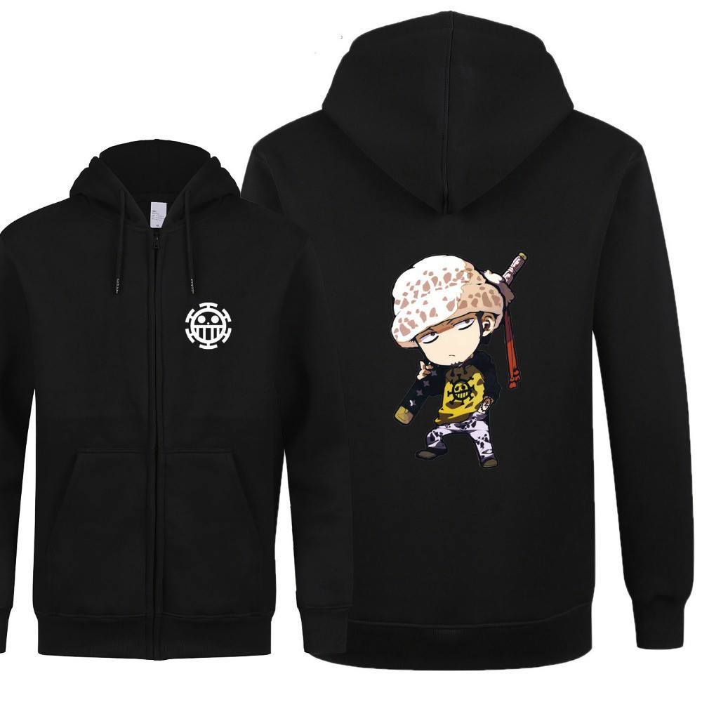 Trafalgar Law Sweatshirts Cartoon Anime One Piece Hoodies Jacket Men Cosplay Amine Sweatshirt Coat Shopee Philippines