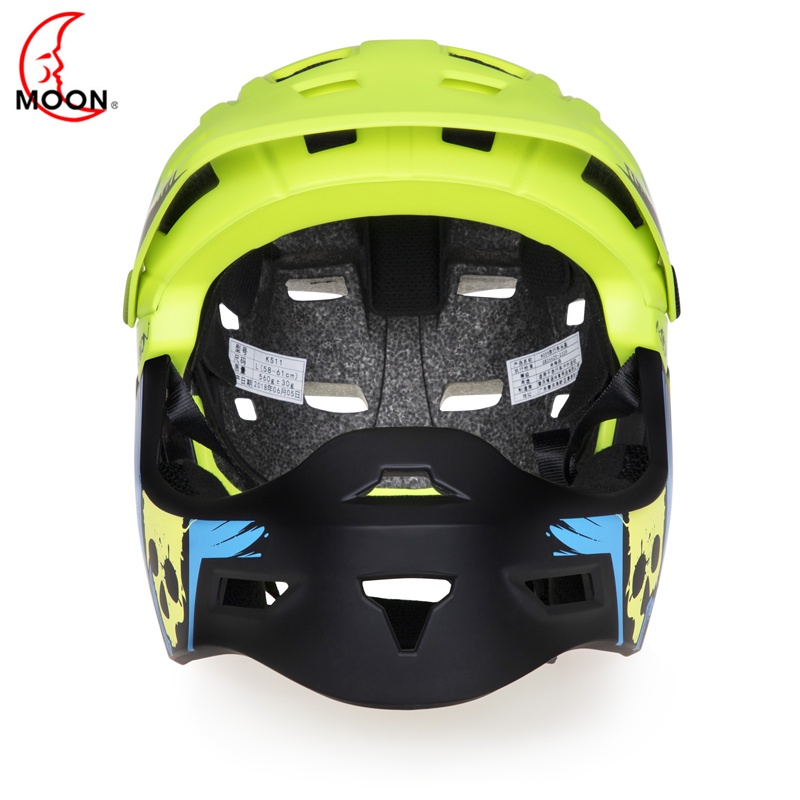 MOON Children Balance bicycle Helmet Kids Detachable Full Face Helmets