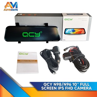 QCY Dashcam N96/N98 10 Inches Full Screen Car Camera IPS Touch Screen FHD Dash Cam