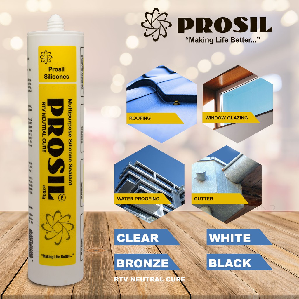 Prosil Multipurpose Silicone Sealant Yellow Elephant Everyday Low