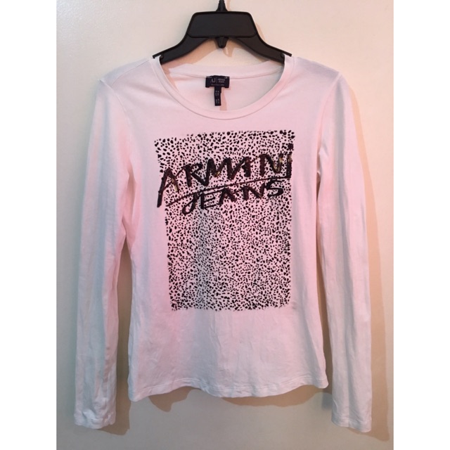 armani jeans long sleeve shirt