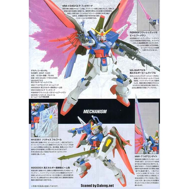 Gundam High Grade Zgmf X42s Destiny 1 144 Scale Model Fighter Kit Hg Shopee Philippines