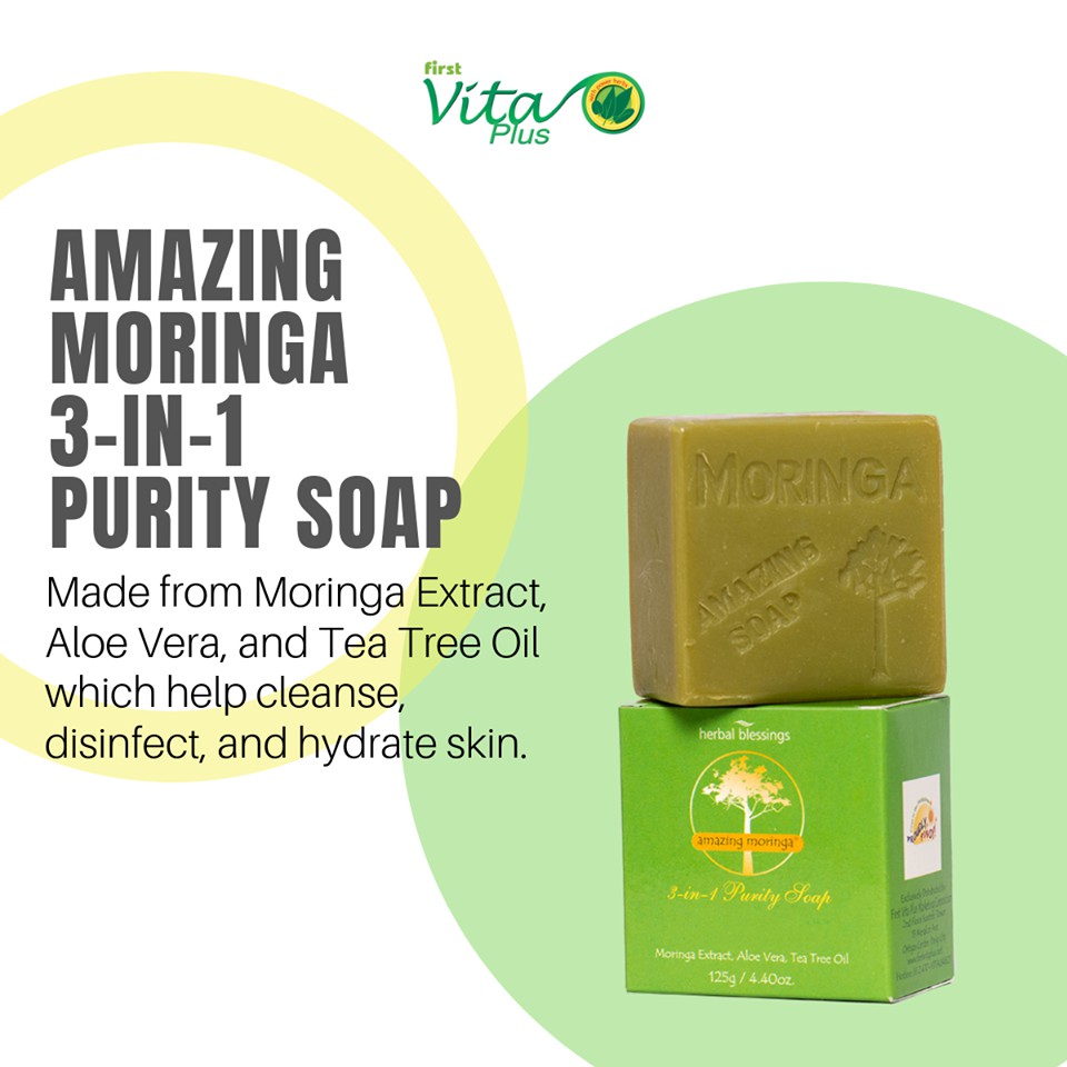 Moringa Soap AntiAcne, Pimple Remover, Anti Bacterial, Good for