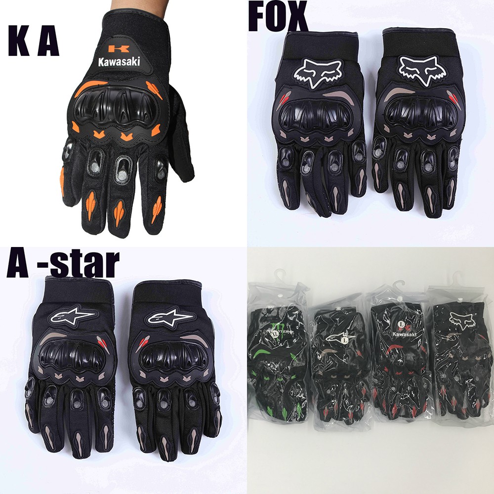 fox motorbike gloves