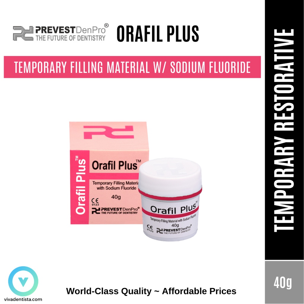 Orafil Plus PREVEST (Pink Temporary Filling Material with Sodium