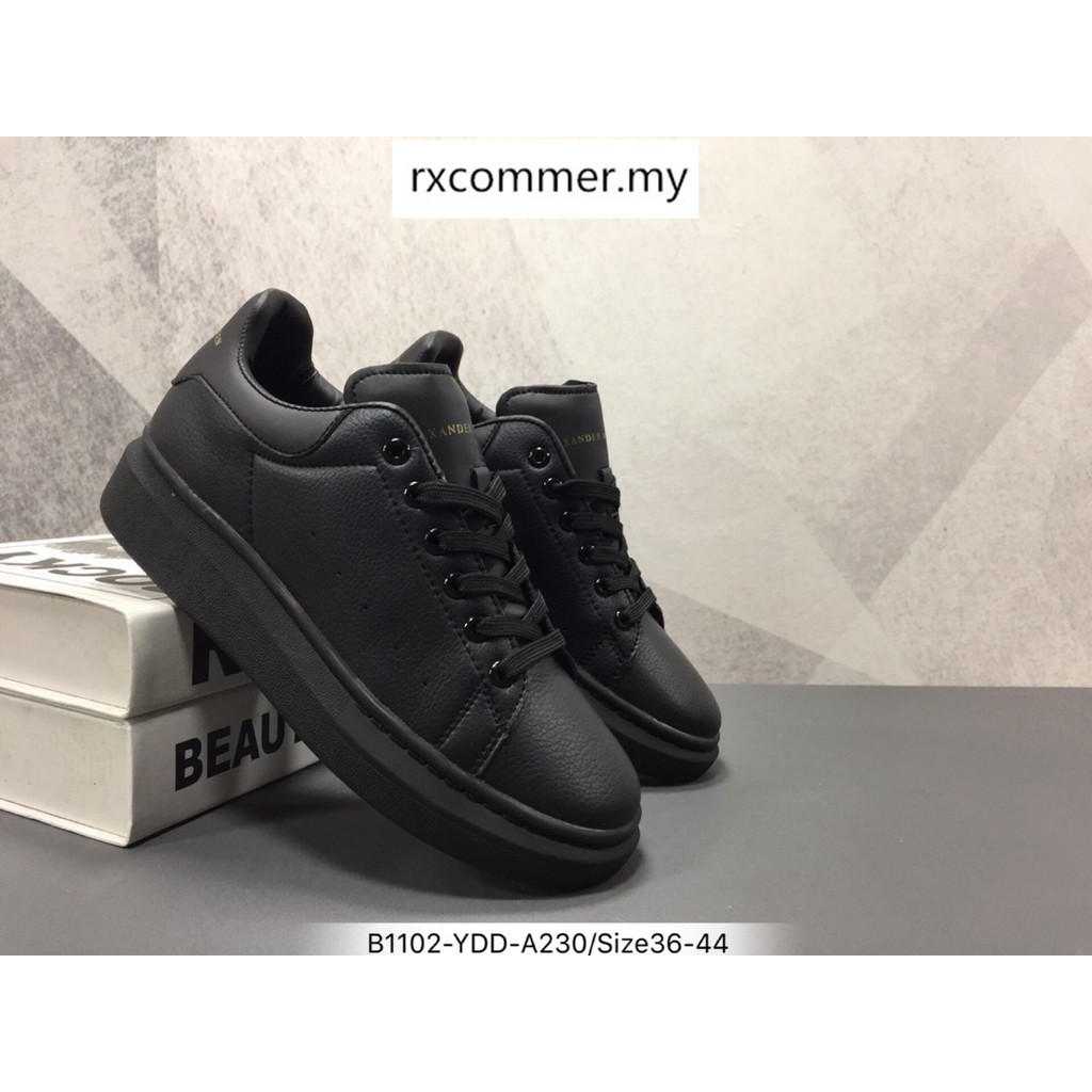 alexander mcqueen women's black sneakers