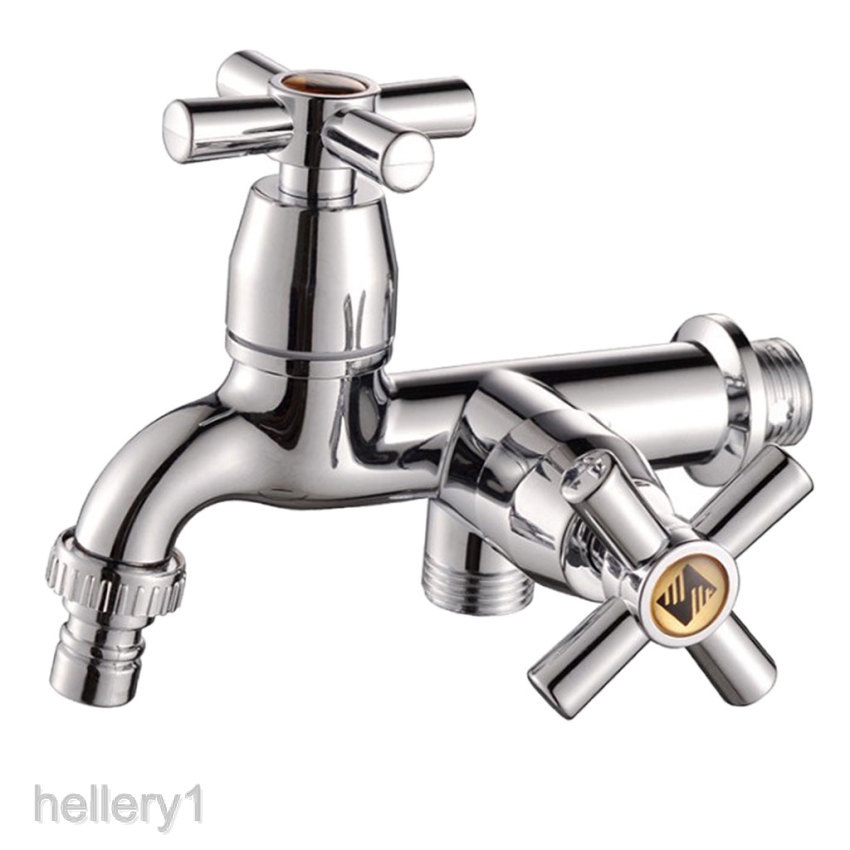 Wall Mounted ABS Plastic kitchen Washing Machine Tap Faucet Double