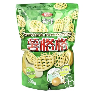 Hwa Yuan Honeycomb Sour Cream & Onion Potato Chips 500g | Shopee ...