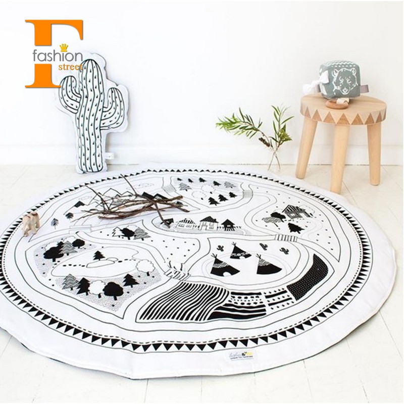 round padded baby play mat