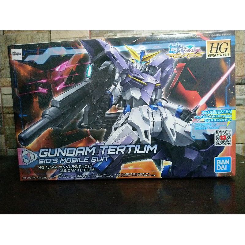 Bandai HGBD 1/144 Gundam Tertium Model Kit | Gundam Build Divers Re:Rise Action Figure - No Glue Needed - View #7