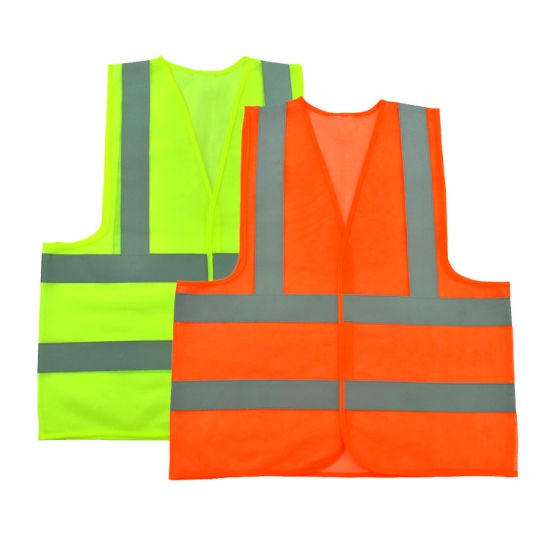 Safety Mesh Vest Reflectorized Neon Green And Orange Construction Supplies Ppe Emergency