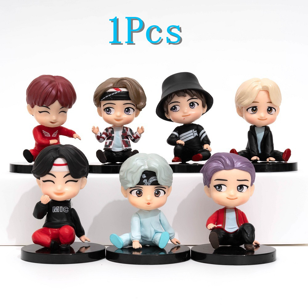 1 Pcs Kpop BT21 Bts Cute Cartoon Jin Suga Jimin V Anime Cute Cartoon