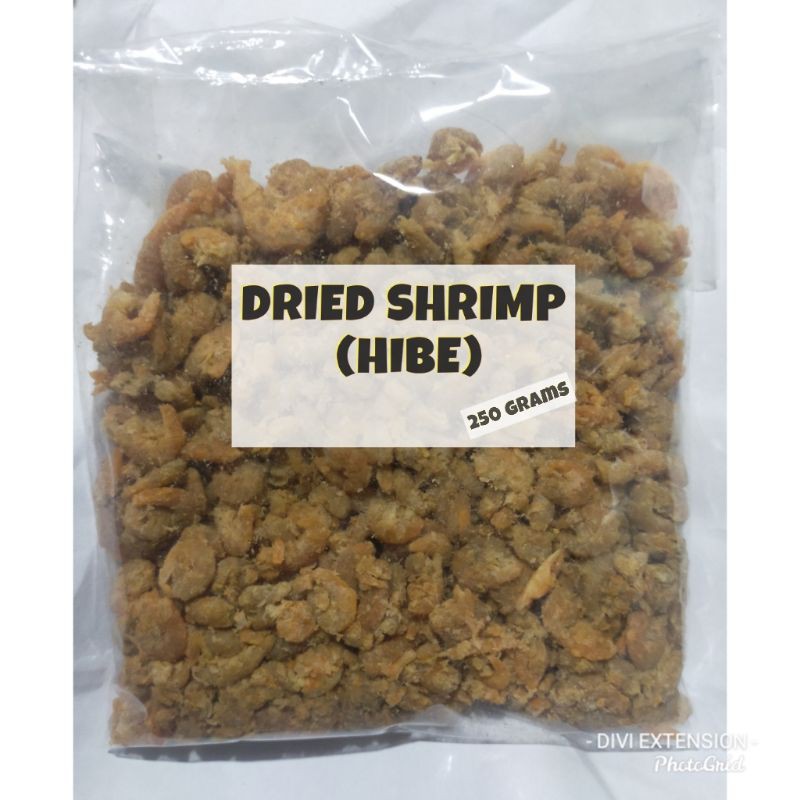 dried shrimp ( hibi, hibe or hebe ) 250 grams for sale. Shopee