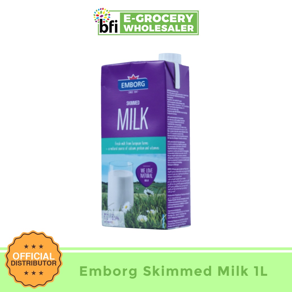 Emborg Uht Skimmed Milk L Shopee Philippines