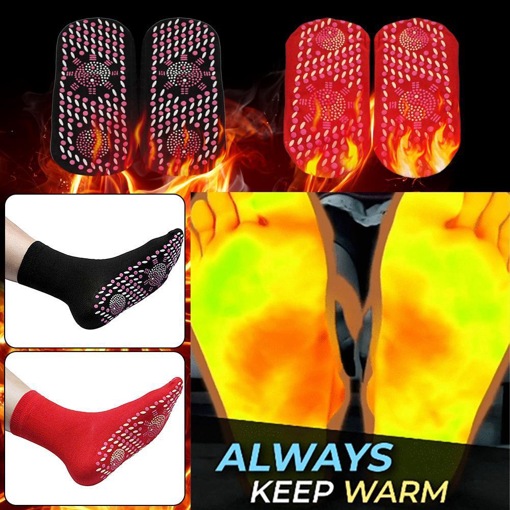 High Quality Auto-Heating Magnetic Socks Tourmaline Comfortable Breathable Foot Massager Socks