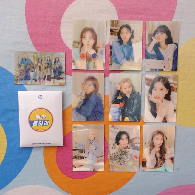 Twice University Fashion Club Lenticular Photocard Member Shopee Philippines