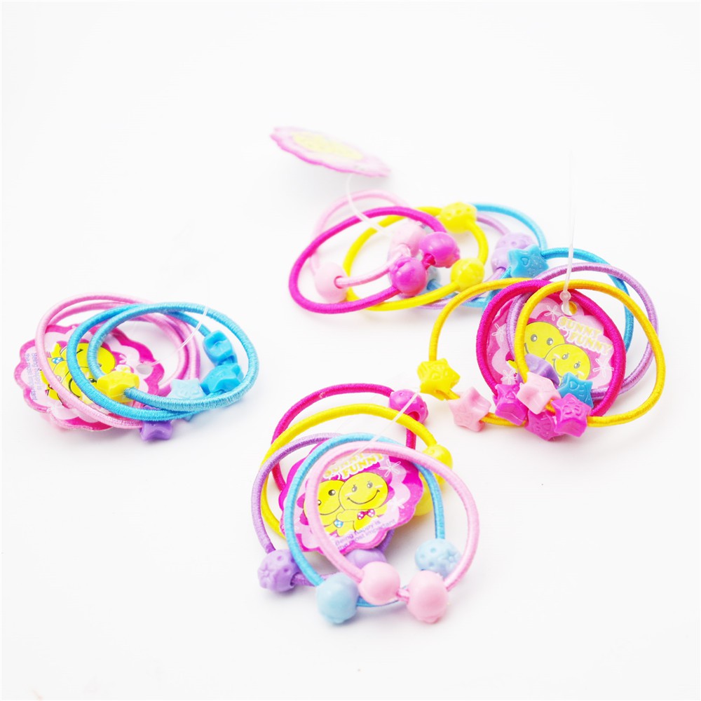 Tiny Elastic Flower Ponytail Ties Hair Bands Holder Shopee
