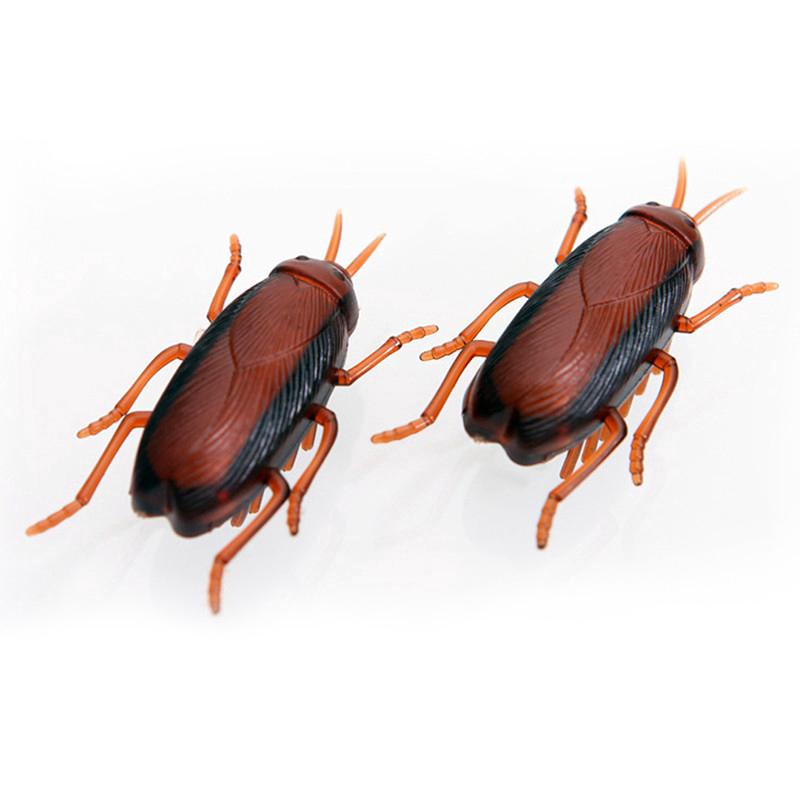 Electronic Cockroach Dog Cat Playing Toy Battery Powered Running Insect