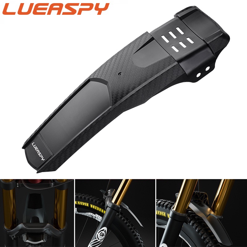 Lueaspy MTB Bike mudguard carbon fiber bike mud guard for front and