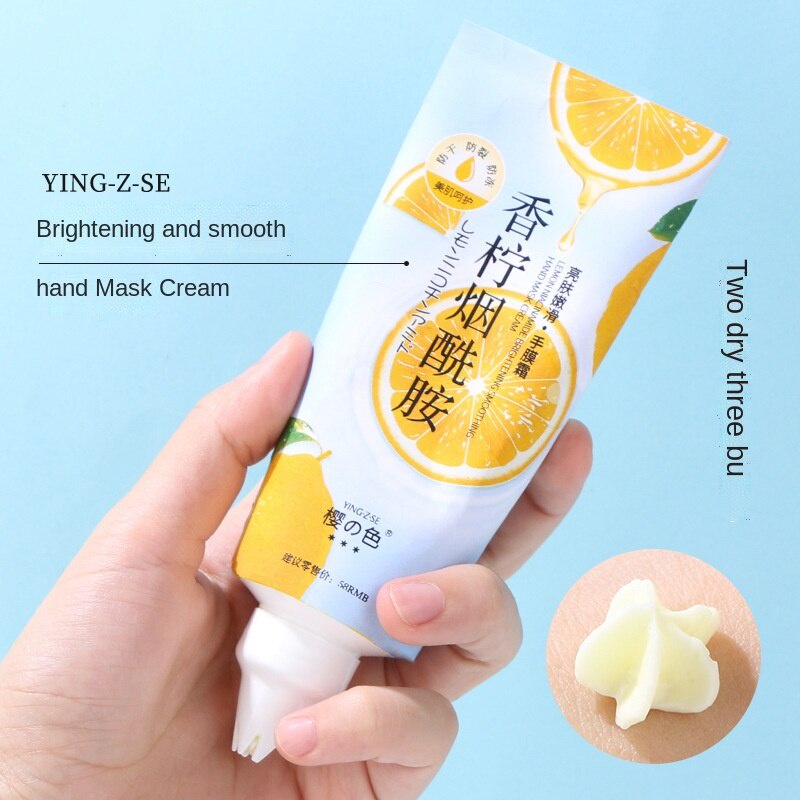 YING-ZSE Peach Ice Cream Hand Cream Anti-drying Moisturizing Cherry ...