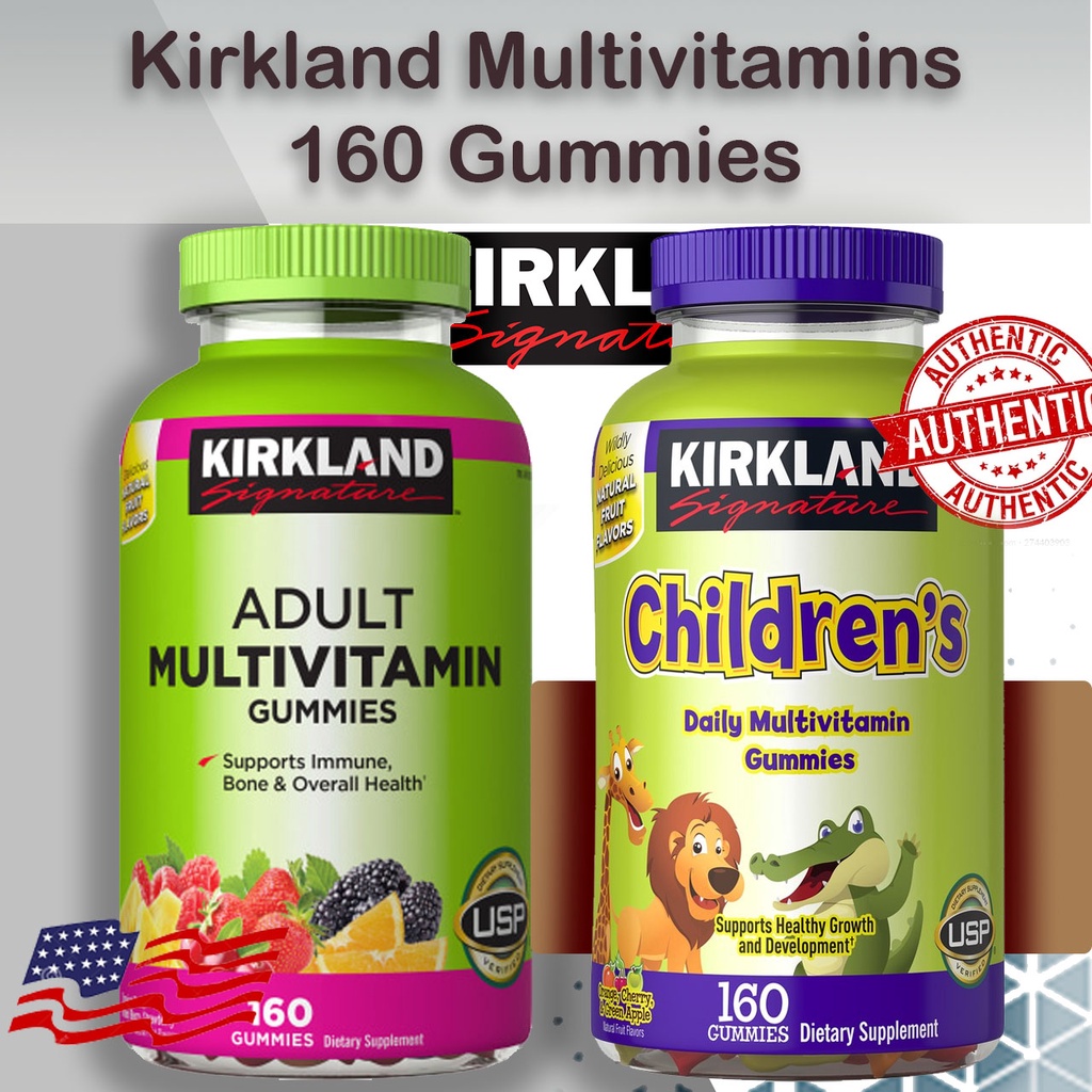 Kirkland Multivitamins Gummies Adult Children (160 Gummies Dietary