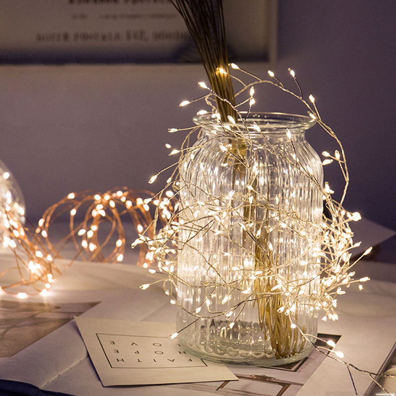 Creative Birthday Gift Decoration Colored Lights Party Night Light Christmas LED String Lights Waterproof