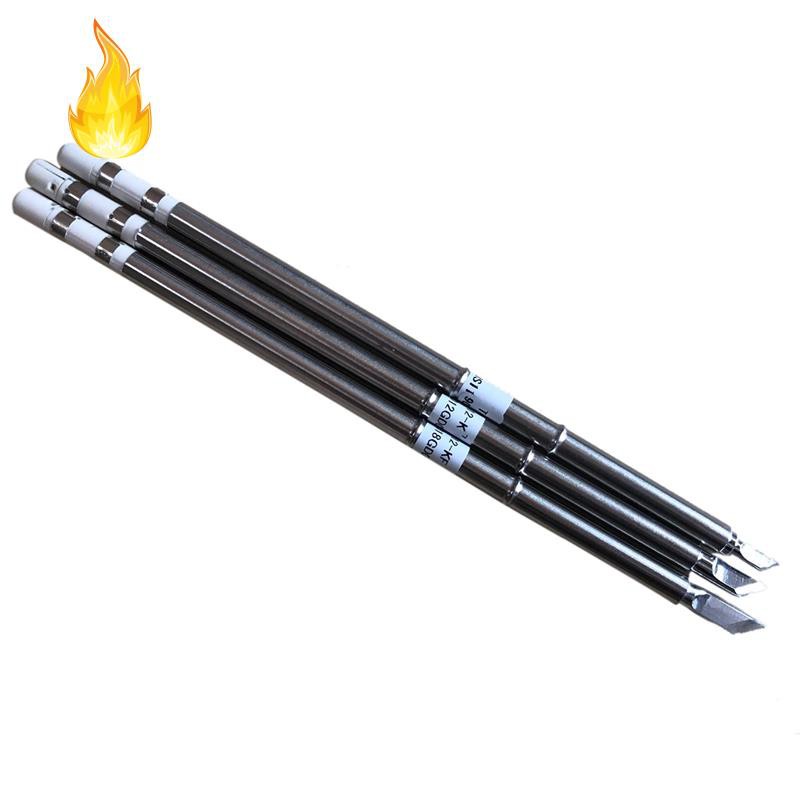 3Pcs T12 Series Iron Tip T12-K KU KF for HAKKO Solder Iron Tips Soldering Welding Stings