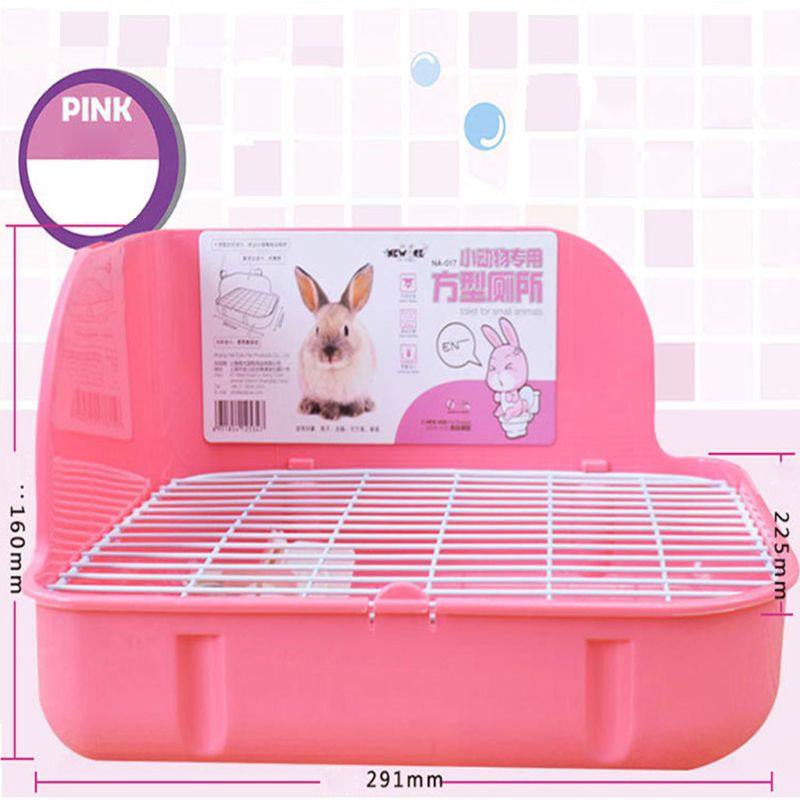 SPMH Pets Small Toilet Square Bed Pan Potty Trainer Bedding Litter Box for Animals