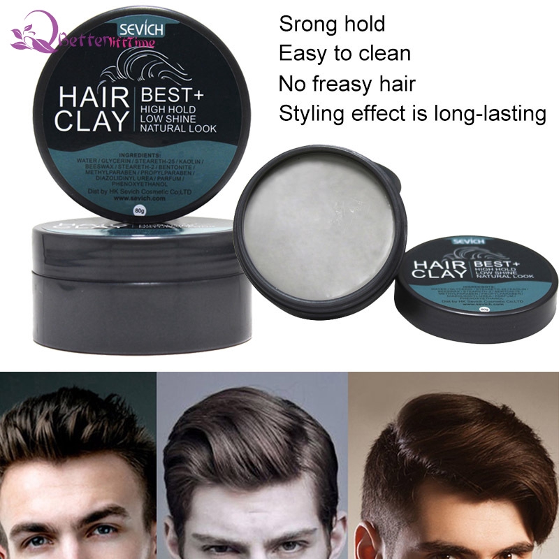 Bl 80g Hair Styling Clay Gel For Men Strong Hold Hairstyles Matte