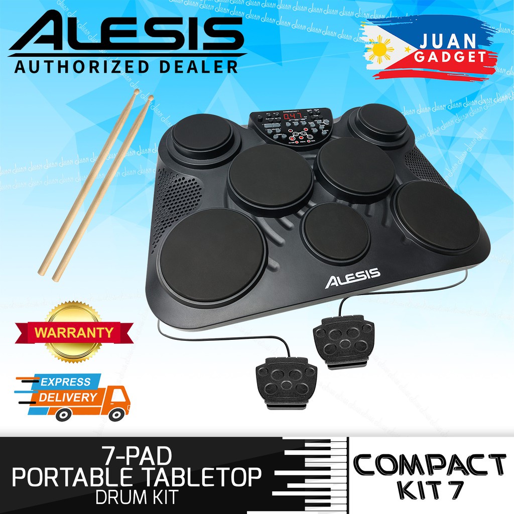 Alesis Compact Kit 7 UltraPortable 7Pad Electronic Tabletop Drum